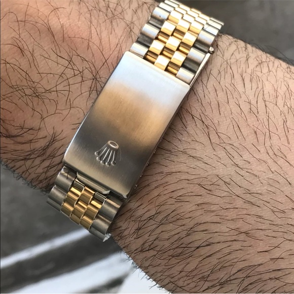 Men’s two tone Datejust diamond dial bezel - Picture 5 of 6